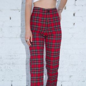 brandy melville plaid pants
